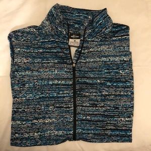 Size medium woman’s Nike 3/4 zip running jacket